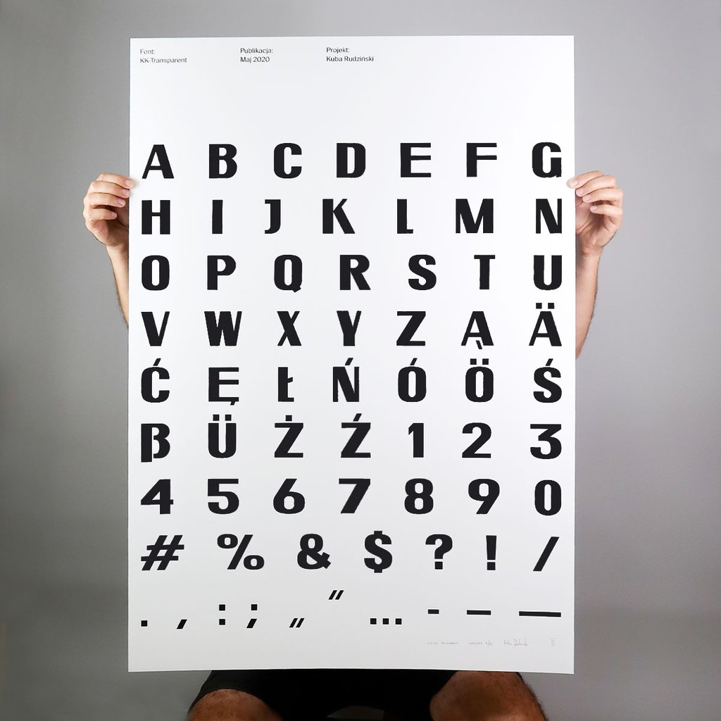 SL Transparent typeface